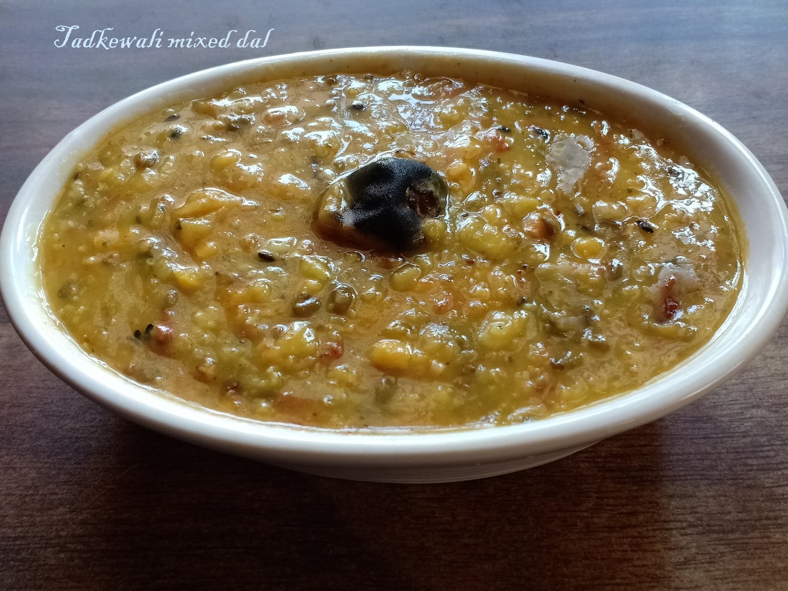 Tadkewali Mixed dal with smoky flavour | Geeths Dawath